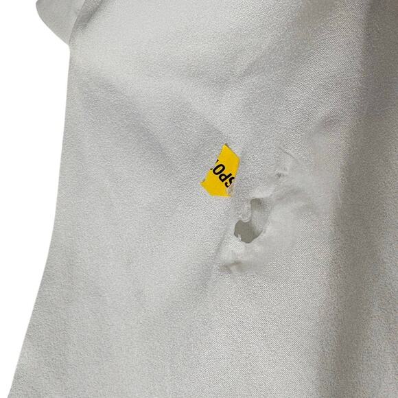 Elliatt Camo Asymmetrical Dress Halter Neck Party Bridal Cocktail White Size M - Picture 6 of 12